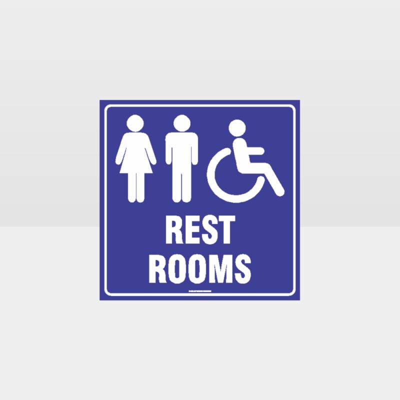 Rest Rooms Sign 2