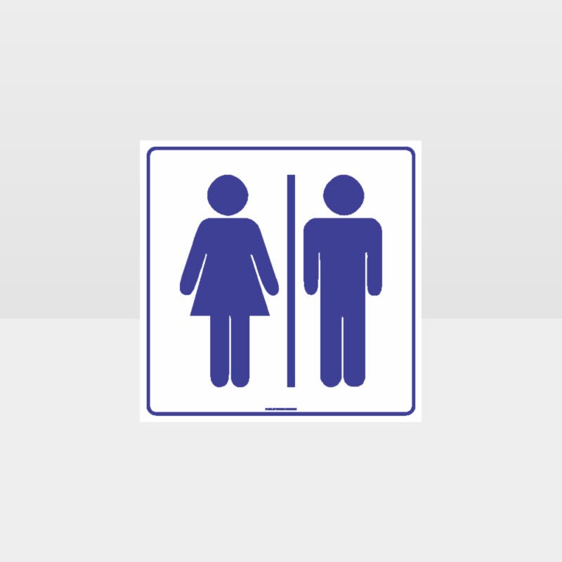 Male And Female Toilets Sign