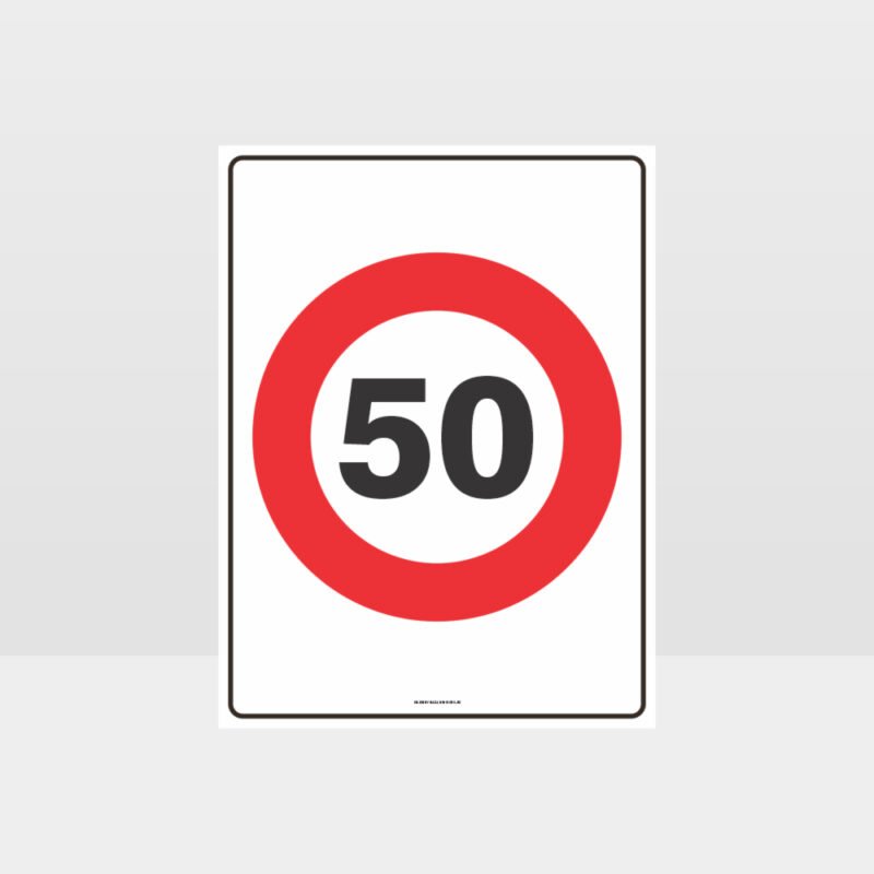 50 KPH Speed Sign