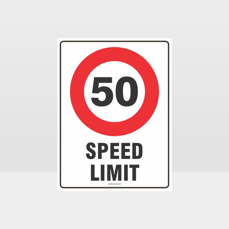 50 KPH Speed Limit Sign