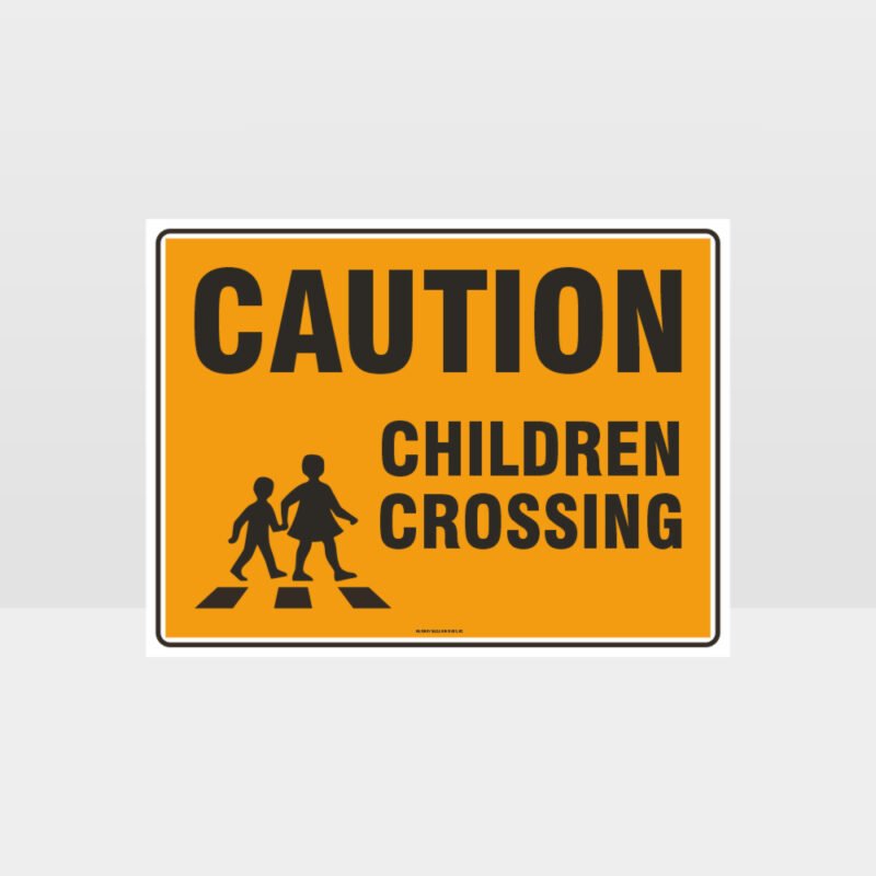 Caution Children Crossing Sign