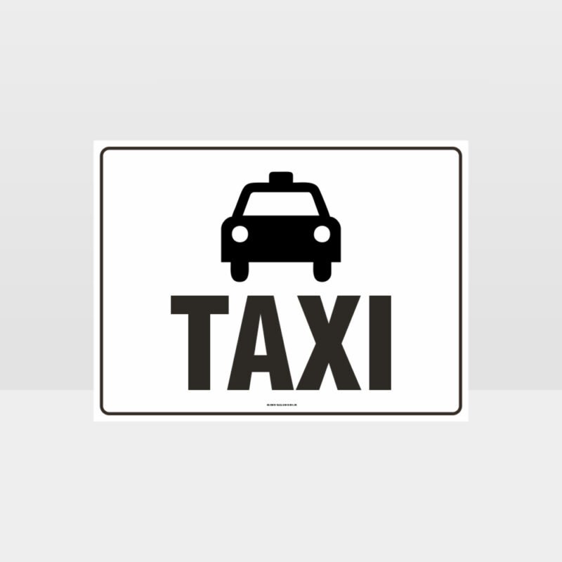 Taxi L Sign