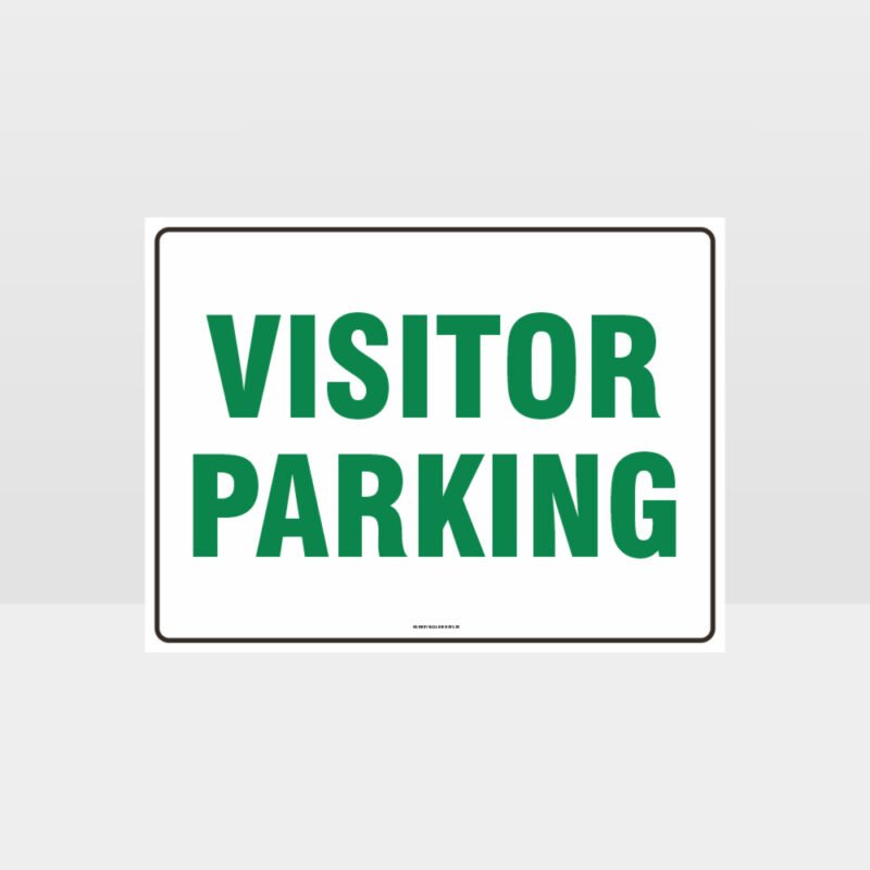 Visitor Parking L Sign