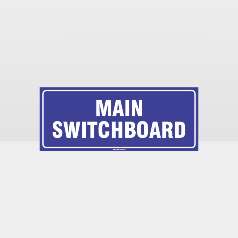 Main Switchboard Sign