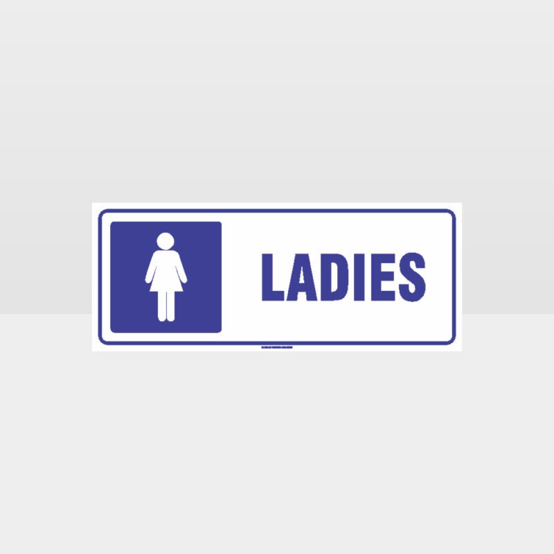 Ladies Toilet Symbol Sign