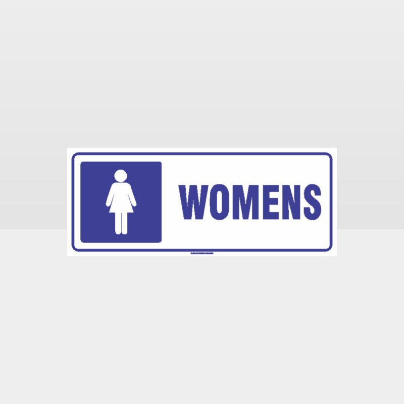 Womens Toilet Symbol White Background Sign