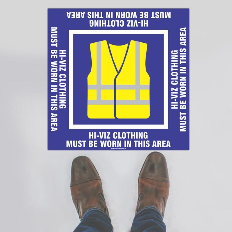 Hi-Viz Clothing Floor Sign