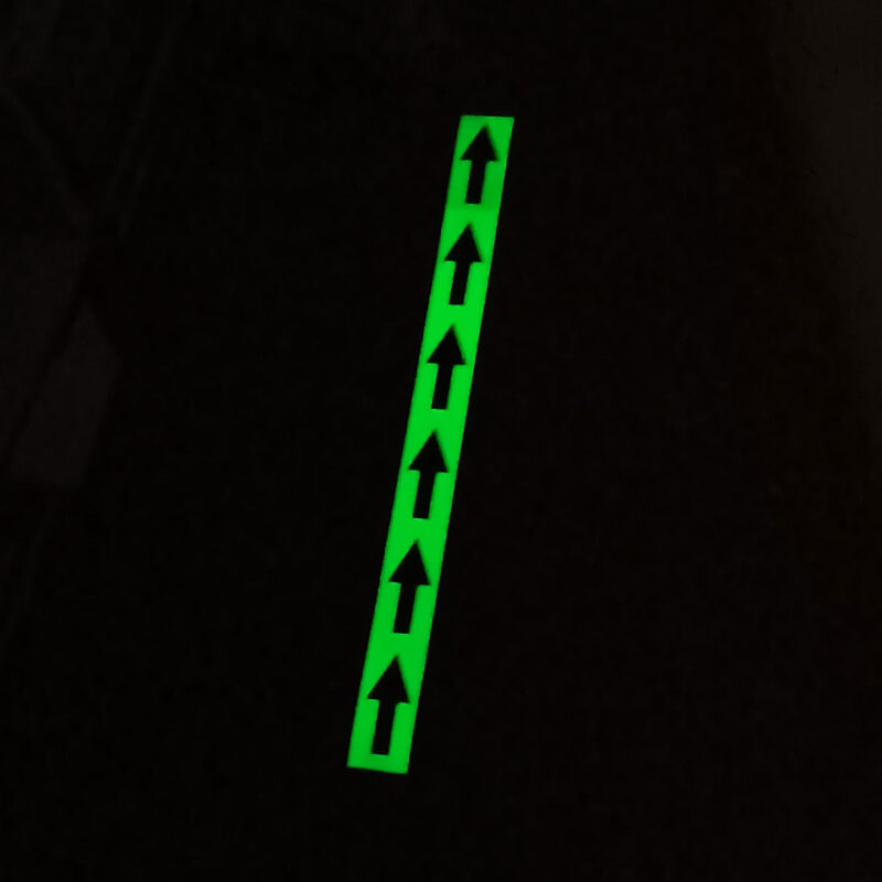 Photoluminescent Tape Glow in Dark with Reflective Arrows