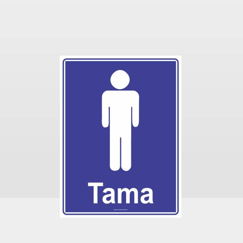 Boys Toilet Te Reo Sign