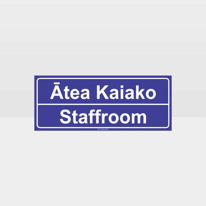 Te Reo Staffroom Door Sign