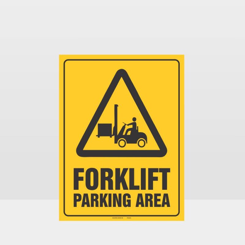 Forklift Parking Area Sign