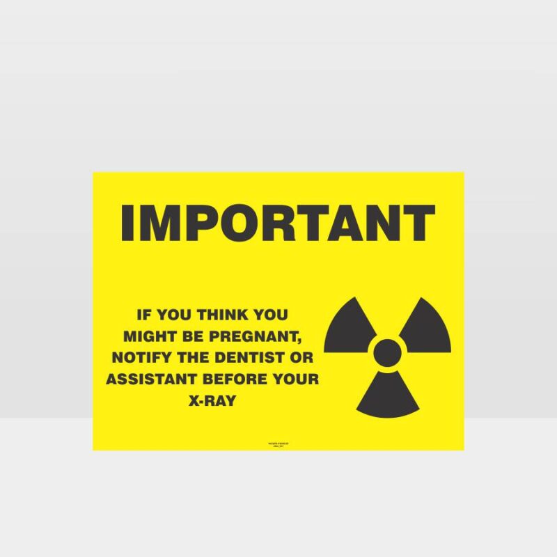 Pregnancy Notice Radiation Sign