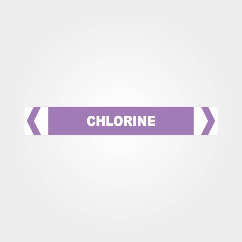 Chlorine Pipe Marker