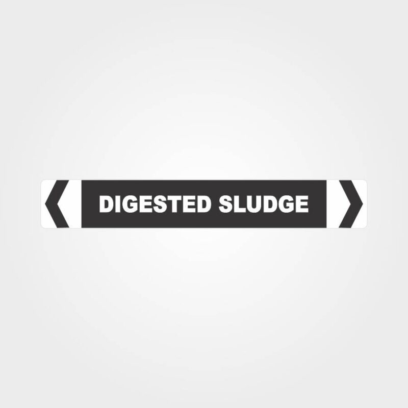 Digested Sludge Pipe Marker