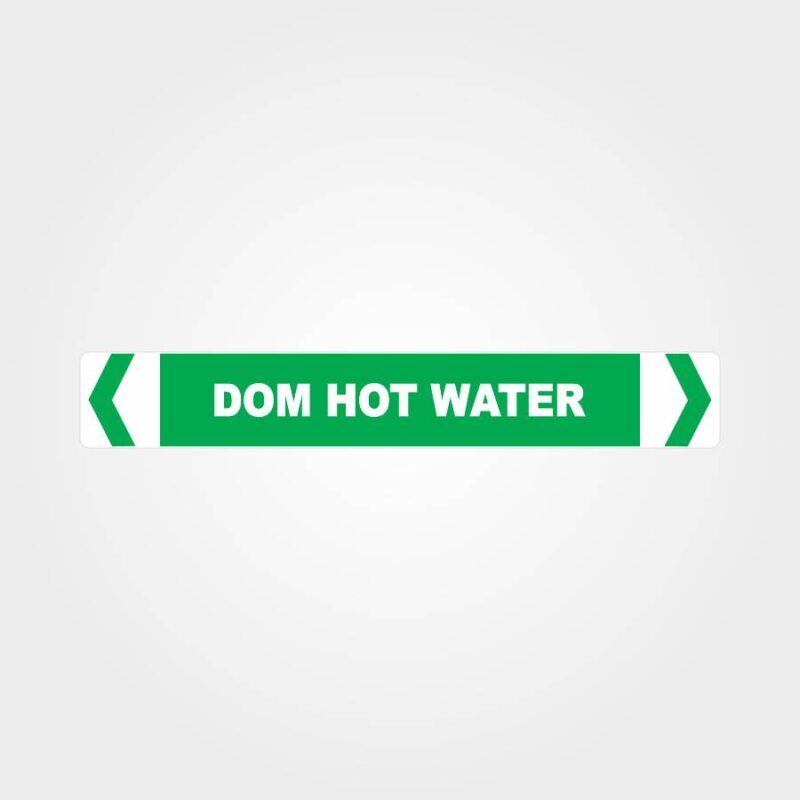 Dom Hot Water Pipe Marker