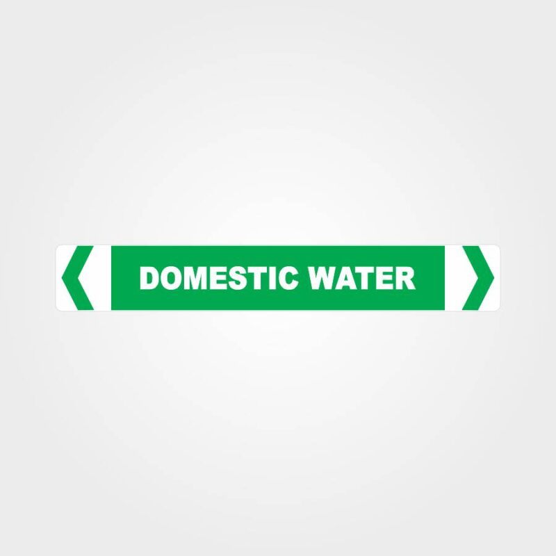 Domestic Water Pipe Marker