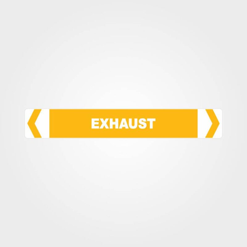 Exhaust Pipe Marker - Yellow