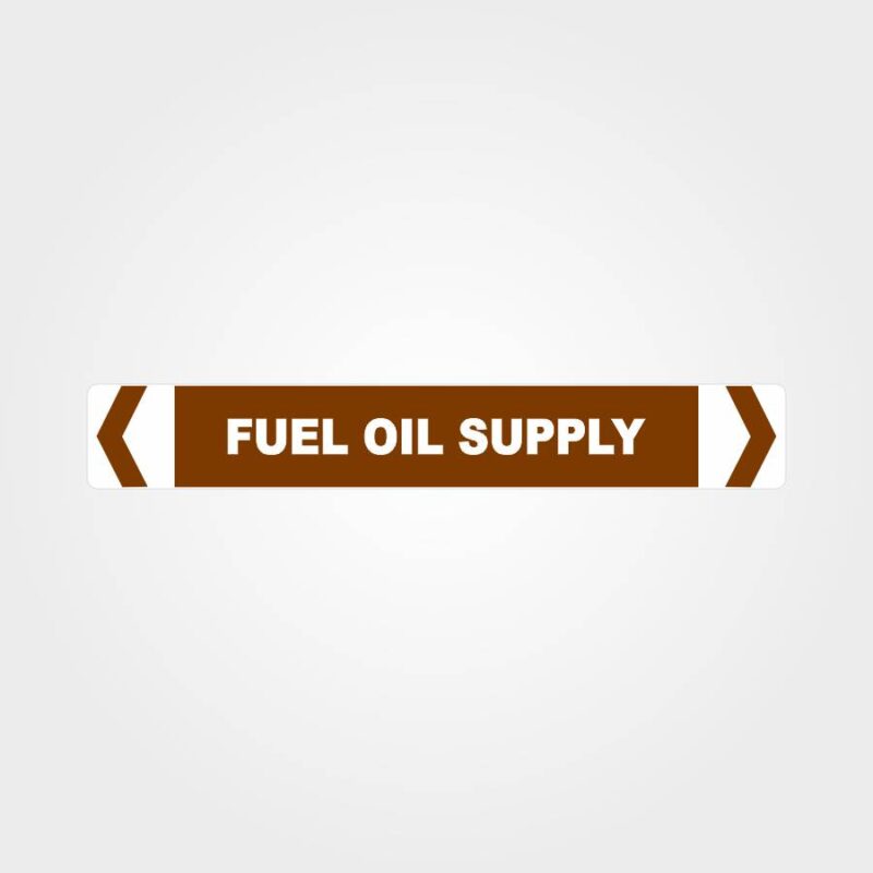 Fuel Oil Supply Pipe Marker