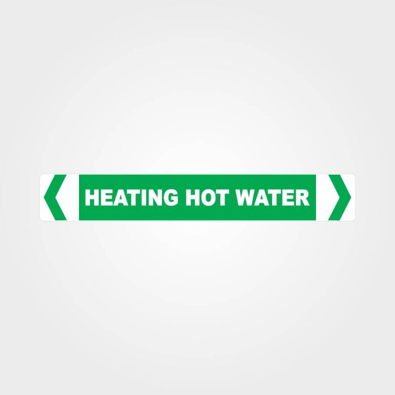 Heating Hot Water Pipe Marker