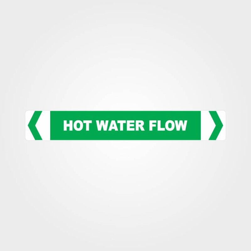 Hot Water Flow Pipe Marker