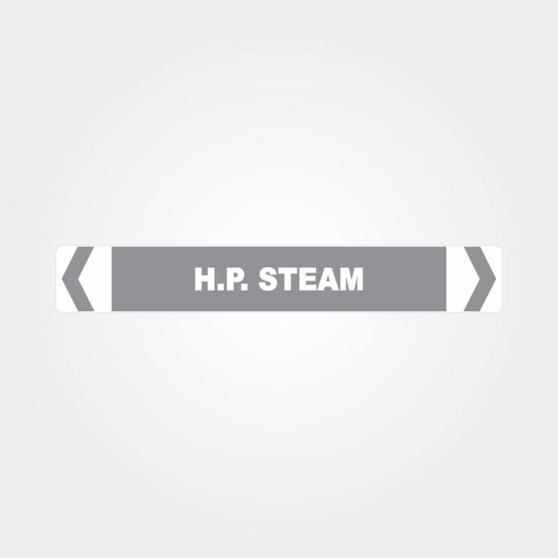 H.P. Steam Pipe Marker