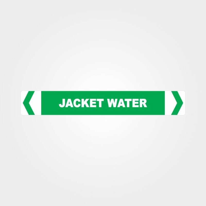 Jacket Water Pipe Marker