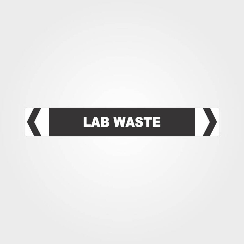 Lab Waste Pipe Marker