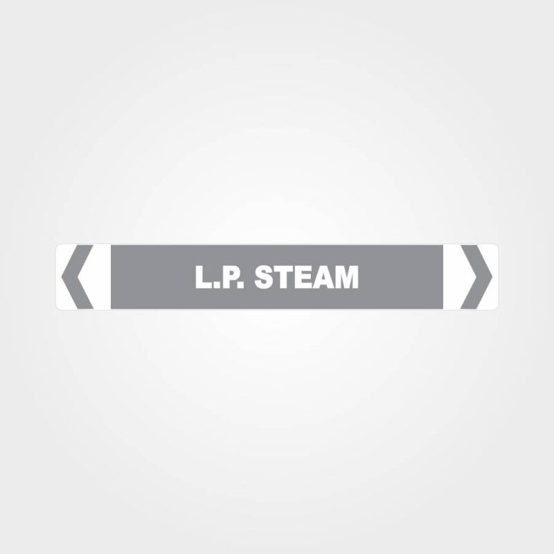 L.P. Steam Pipe Marker