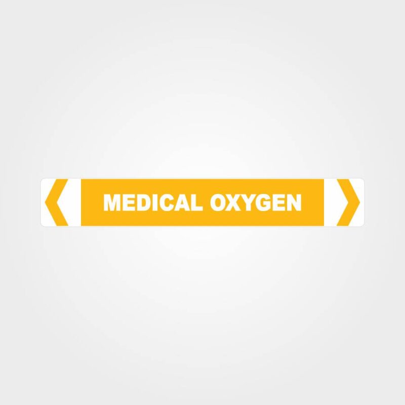 Medical Oxygen Pipe Marker