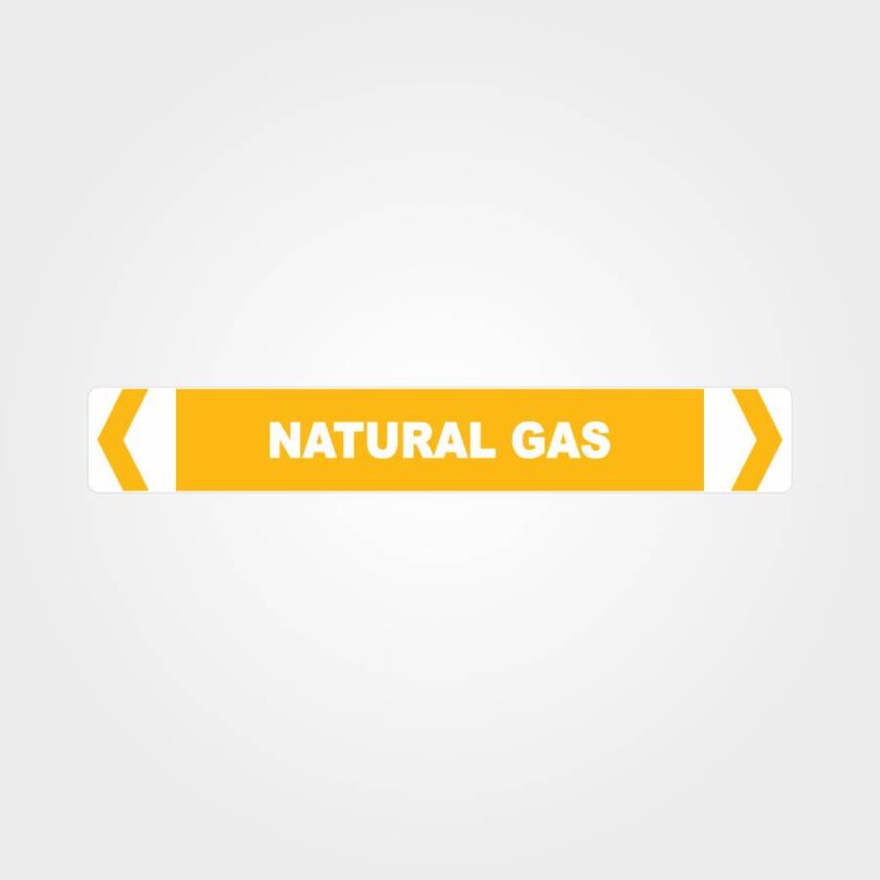 Natural Gas Pipe Marker