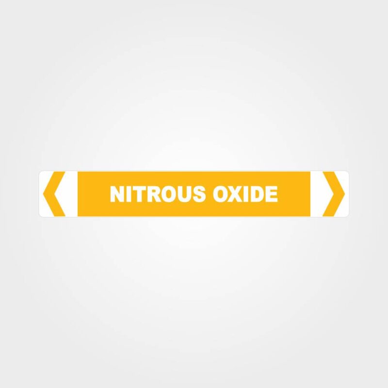 Nitrous Oxide Pipe Marker