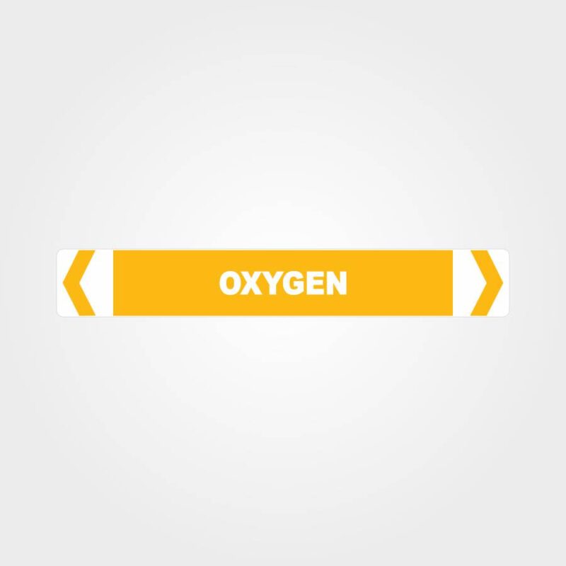 Oxygen Pipe Marker