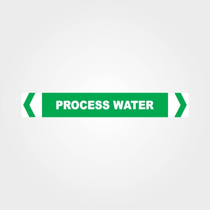 Process Water Pipe Marker