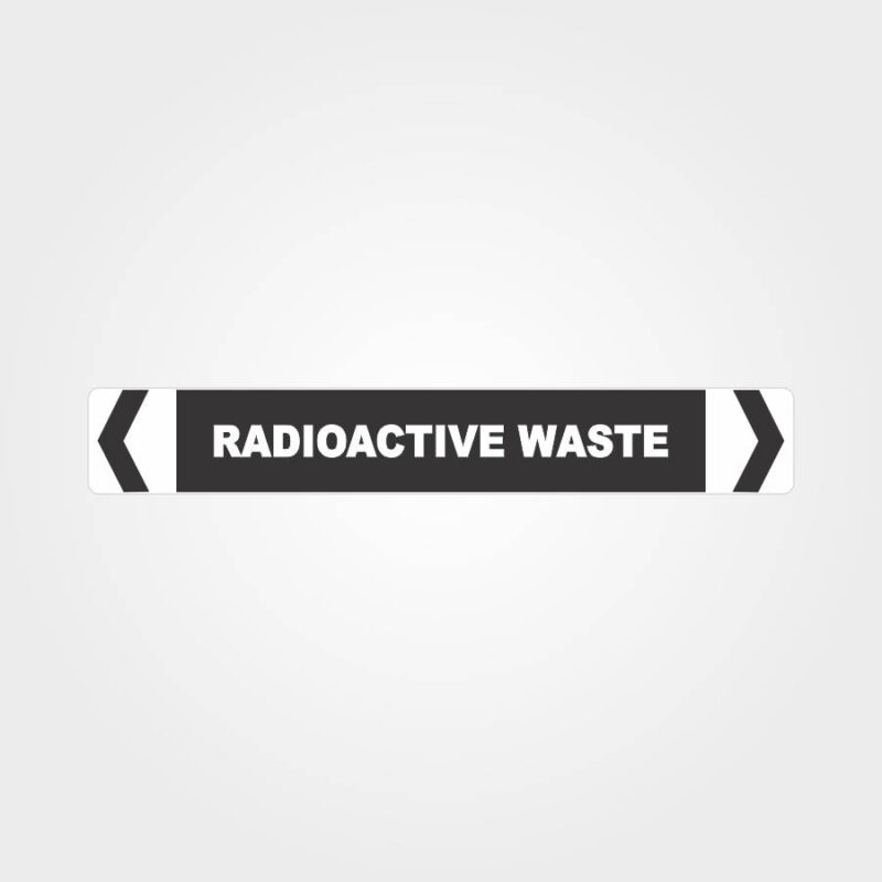 Radioactive Waste Pipe Marker