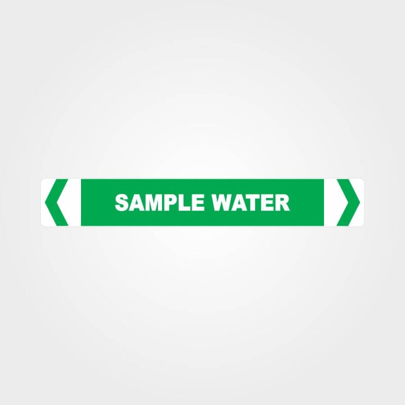 Sample Water Pipe Marker