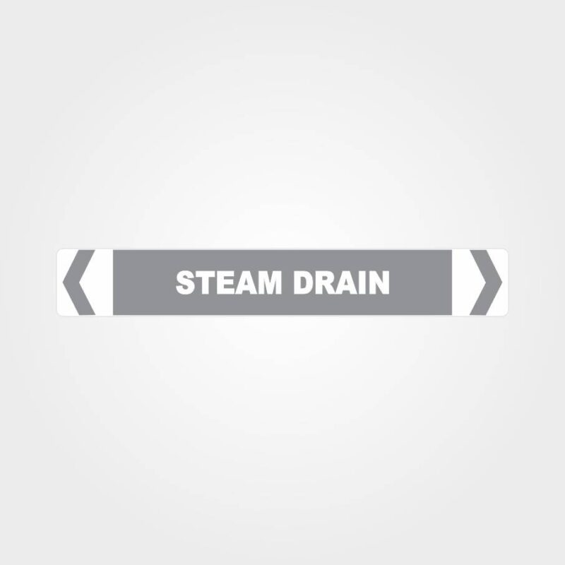 Steam Drain Pipe Marker