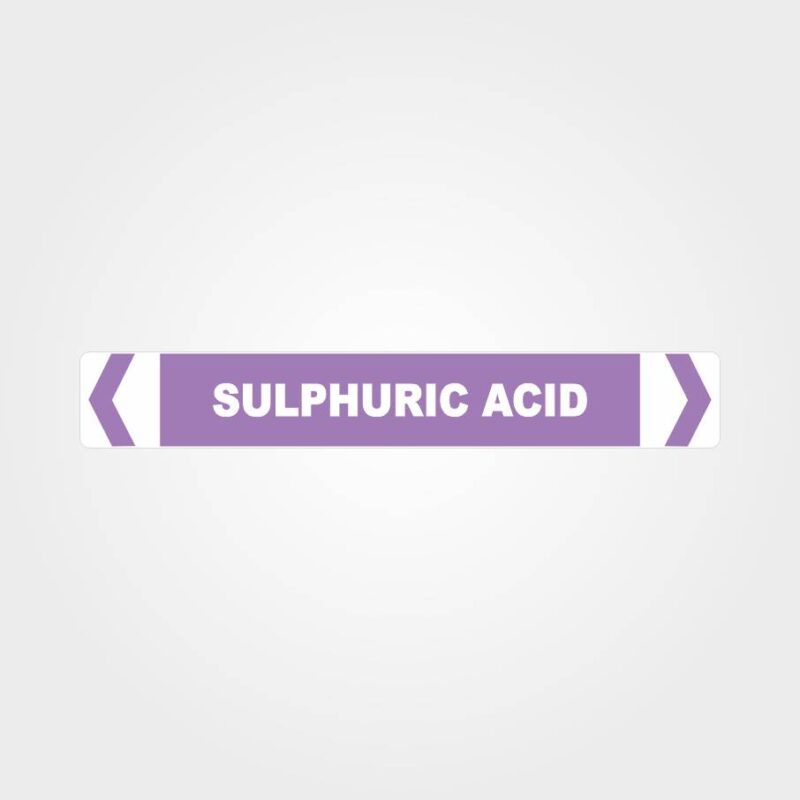 Sulphuric Acid Pipe Marker