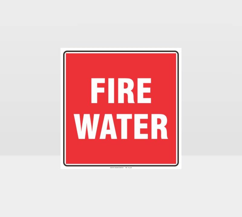 Fire Water Sign