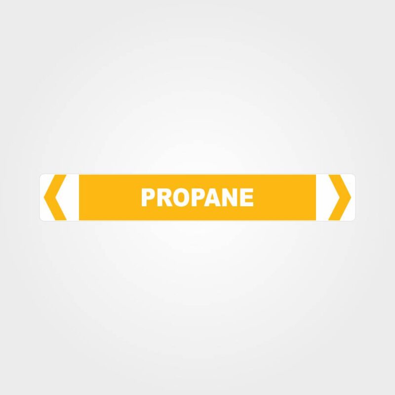 Propane Pipe Marker