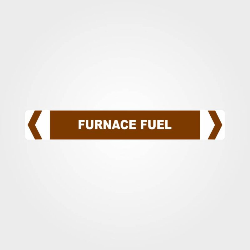 Furnace Fuel Pipe Marker