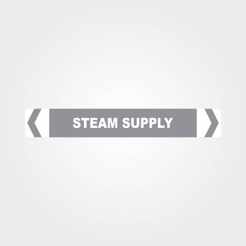 Steam Supply Pipe Marker