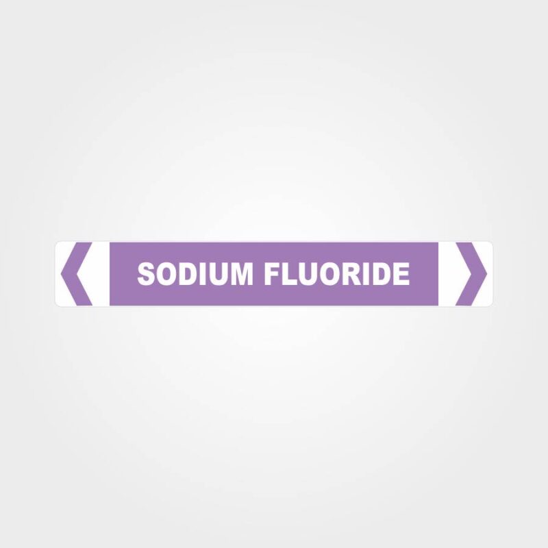 Sodium Fluoride Pipe Marker