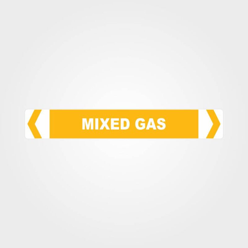 Mixed Gas Pipe Marker