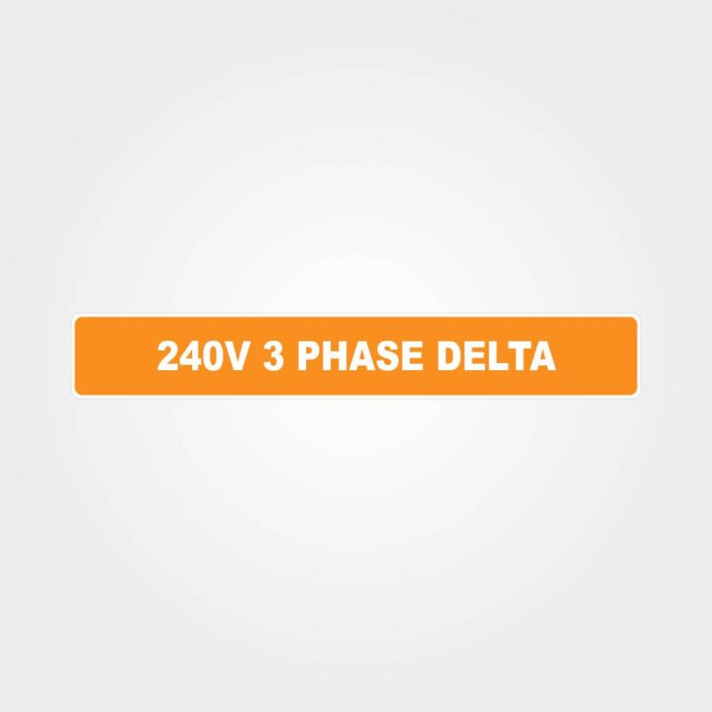 240V 3 Phase Delta Pipe Marker