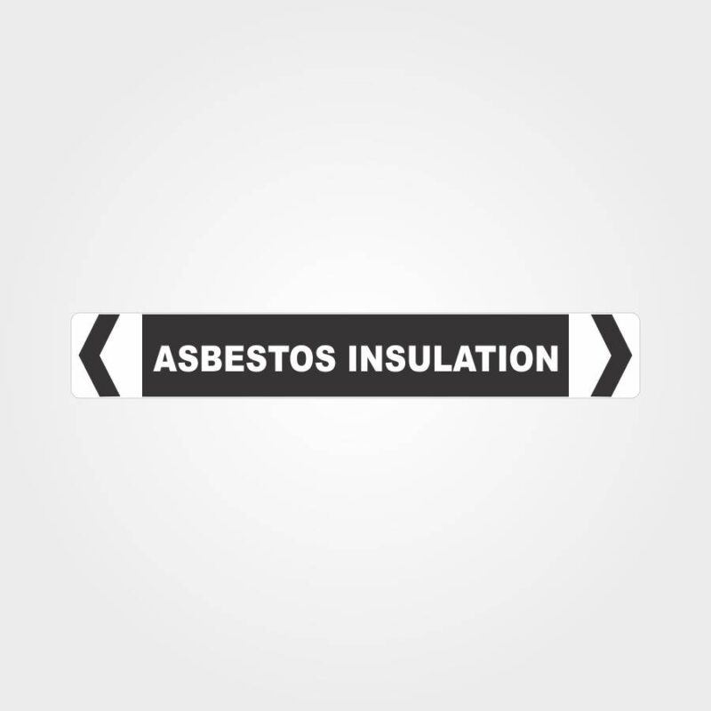 Asbestos Insulation Pipe Marker