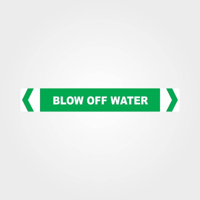 Blow Off Water Pipe Marker