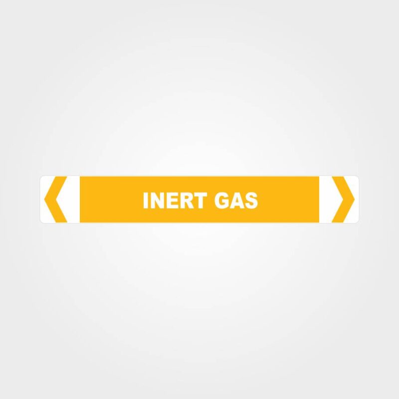 Inert Gas Pipe Marker