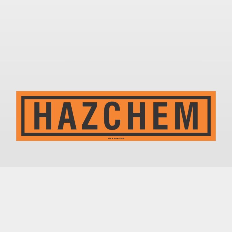 HAZCHEM SIGN (Long)