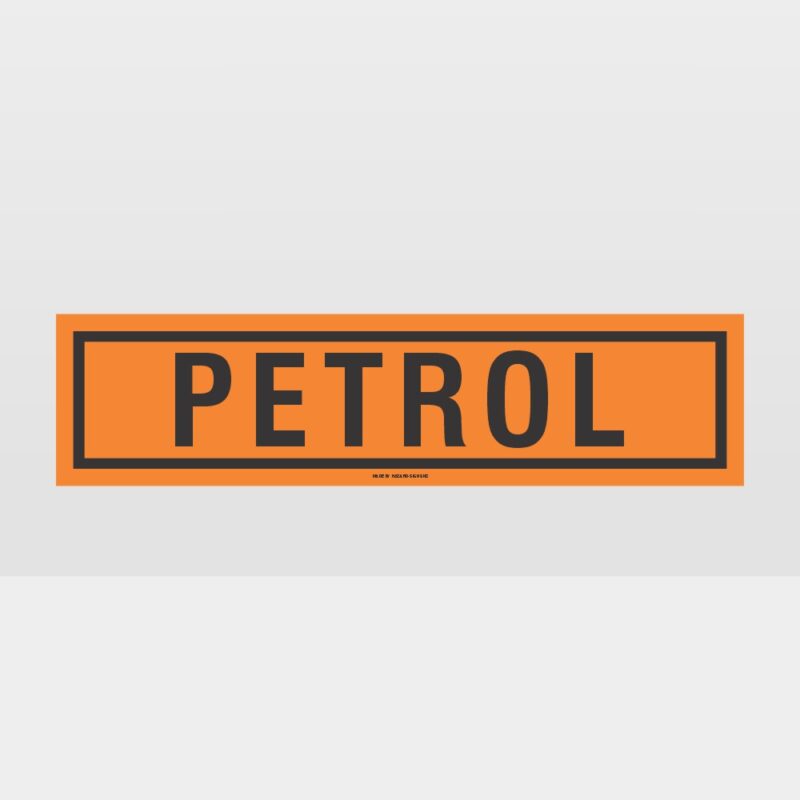 Petrol Hazchem Sign