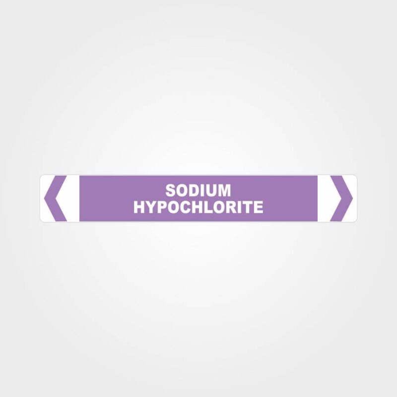 Sodium Hypochlorite Pipe Marker